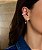 Piercing duplo prata e ródio - Imagem 1