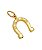 Pingente ferradura ouro 18K - Imagem 2