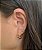Argolinha rainbow em prata 925 com ouro 18k - Imagem 4