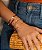 Pulseira amor prata 925 com ouro 18k - Imagem 2
