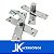 PIVO PORTA PIVOTANTE GRANDE 350kg (Aço Inox 304 C/ Rolamento) - Imagem 1