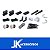 KIT DE ACESSÓRIOS PARA BOX DE BANHEIRO FRONTAL - Imagem 1