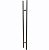 PUX REDONDO AÇO INOX 80CM P/ PORTAS DE MADEIRA E VIDRO - Imagem 3