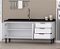 Gabinete Madeira Branco/Preto 01142 1.74MT - Imagem 2