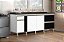 Gabinete Madeira Branco/Preto 310412 1.74MT - Imagem 1