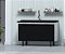 Gabinete Madeira Preto/Preto 011322 1.44MT - Imagem 1