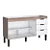 Gabinete Madeira Tamarindo/Preto 01921592 1.34MT - Imagem 2