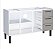 Gabinete aço branco 1.44MT 02731 - Imagem 3