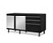Gabinete Madeira Nero/Espelhado 35632 1.44MT - Imagem 1