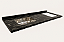 Pia granito Preto Indiano Cuba funda/sobreposta/acabamento duplo C/parte seca e corte cooktop 4/5 bocas 2.00MT 060520 - Imagem 1