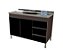 Gabinete Madeira Castanho/Preto/Preto 003152 0.94MT - Imagem 1