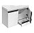 Kit gabinete Ropeiro Berlim, cuba e Espelheira 0,80MT Barrique/Branco 43341 - Imagem 3