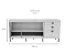 Kit Gabinete 332512 + Aereo Grafite/Branco 1.94MT - Imagem 3