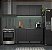 Kit Gabinete 34032 + Aereo Preto 1.44MT - Imagem 1