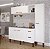Kit Gabinete 41031 + Aereo + Paneleiro Branco 1.44MT - Imagem 1