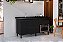 Gabinete Queen Madeira C/ Entrada Para forno 58x40cm Preto 1.44MT - Imagem 1