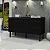 Gabinete Madeira Preto fosco 45352 1.94MT - Imagem 1