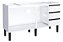 Gabinete aço Branco 02641 1.74MT - Imagem 3