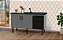 Gabinete Madeira Cinza/Preto 471342 1.44MT - Imagem 1