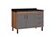 Gabinete Madeira Avelato/Cinza 472344 1.44MT - Imagem 1