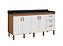 Gabinete Madeira Avelato/Branco 472441 1.74MT - Imagem 1