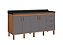 Gabinete Madeira Avelato/Cinza 472444 1.74MT - Imagem 1