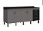 Gabinete Madeira Cinza/Preto 472524 1.94MT - Imagem 1