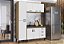 Kit Gabinete 472321+ Aereo + Paneleiro Avelato/Branco 1.44MT - Imagem 1