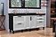Gabinete Madeira Preto/Branco 436521 1.94MT - Imagem 1