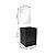 Kit gabinete, Cuba Pedra ardosia e Espelheira 0.40MT Branco 4791 - Imagem 3