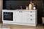 Gabinete Madeira C/Rodape C/Entrada para forno 59x41cm Provençal Branco 487510 GD 2.00MT - Imagem 1