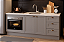 Gabinete Madeira C/Rodape C/Entrada para forno 59x41cm Provençal Cinza 487540 GD 2.00MT - Imagem 1