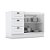 Gabinete Madeira C/Rodape Provençal Branco 48721 GE 1.20MT - Imagem 2