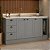 Gabinete Madeira C/Rodape Provençal Cinza 48744 GE 1.80MT - Imagem 1