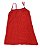 Camisola Infantil liganete Valentina com calcinha Poa vermelho - Imagem 1