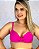 Top Biquíni Sutiã Reforçado Rosa Pink Fucsia Bia Com Bojo e Aro Proteção UV50+ - Imagem 1