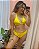 Top Biquíni Cortininha Encaixe Perfeito Amarelo Ripple Plus Size Julia - Imagem 2