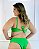 Conjunto Biquíni conforto Plus Size top com bojo calcinha tanga Verde Neon - Imagem 6