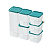 Conjunto Mantimentos 6 Potes Modular Organizador De Plástico - Nitron - Imagem 9