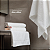 Toalha de Rosto Prime 500g/m² Hotel - 45x80cm Branca Camesa - Imagem 3