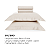 Jogo De Cama Solteiro Nogueira Percal 200 Fios - 88x188x30cm - Imagem 11