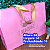 Sacola de Papel  - Arte Frase (Pronta Entrega) Cor: Rosa Tam24x34x10 - Imagem 2