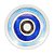 Jogo 6 pratos rasos Coupe Azul Olho Grego - Cerâmica Scalla - Imagem 3