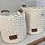 Cesto De Corda 34cm Em Algodão Branco - Yoi - Imagem 5