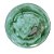 Prato Raso GG 31cm Jade - Feito à Mão - La Casa Brasil - Imagem 1