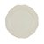 Prato Raso Off White Borda Ondulada - Imagem 1