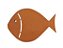 Porta Copos Pesce Laranja Kit v/ 6 - Imagem 1