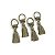 Anel de Guardanapo Trassel 4 Pcs Olive - Imagem 2