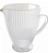Jarra de Vidro com Fio de Ouro Lines 1,3L - Imagem 1
