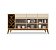 Aparador Buffet Passion 3 Portas Off White/Cedro Natural - EDN - Imagem 4